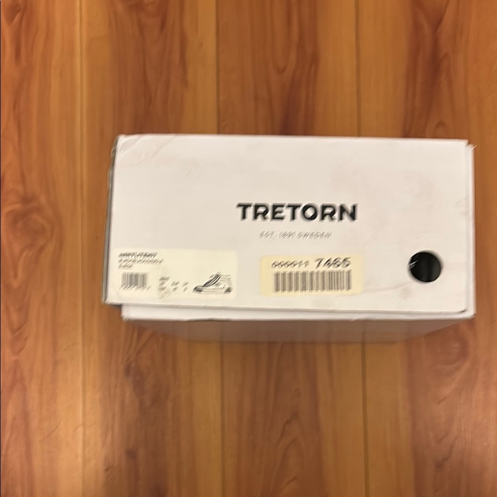 Tretorn Black Saddle Sneakers